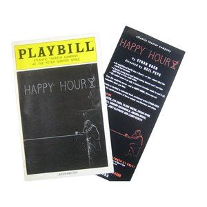 Happy Hour Playbill November 2011 Ethan Coen Casey Beck Peter Norton Flyer